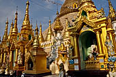 Yangon Myanmar. Shwedagon Pagoda (the Golden Stupa).  